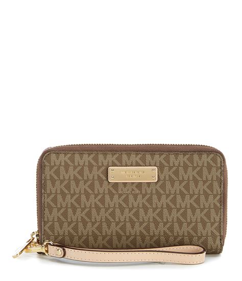 michael kors flat multifunction wallet|Michael Kors bifold wallet women's.